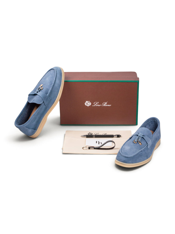LP Loafers Denim Blue Velour