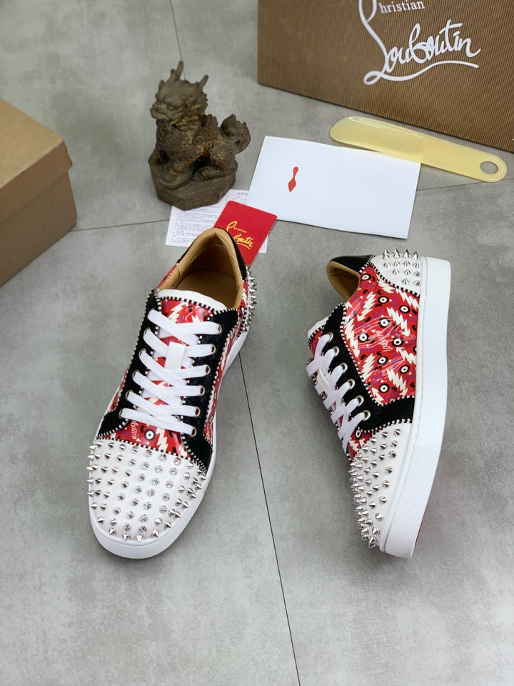 Christian Louboutin Spike Accents PVC Sneakers
