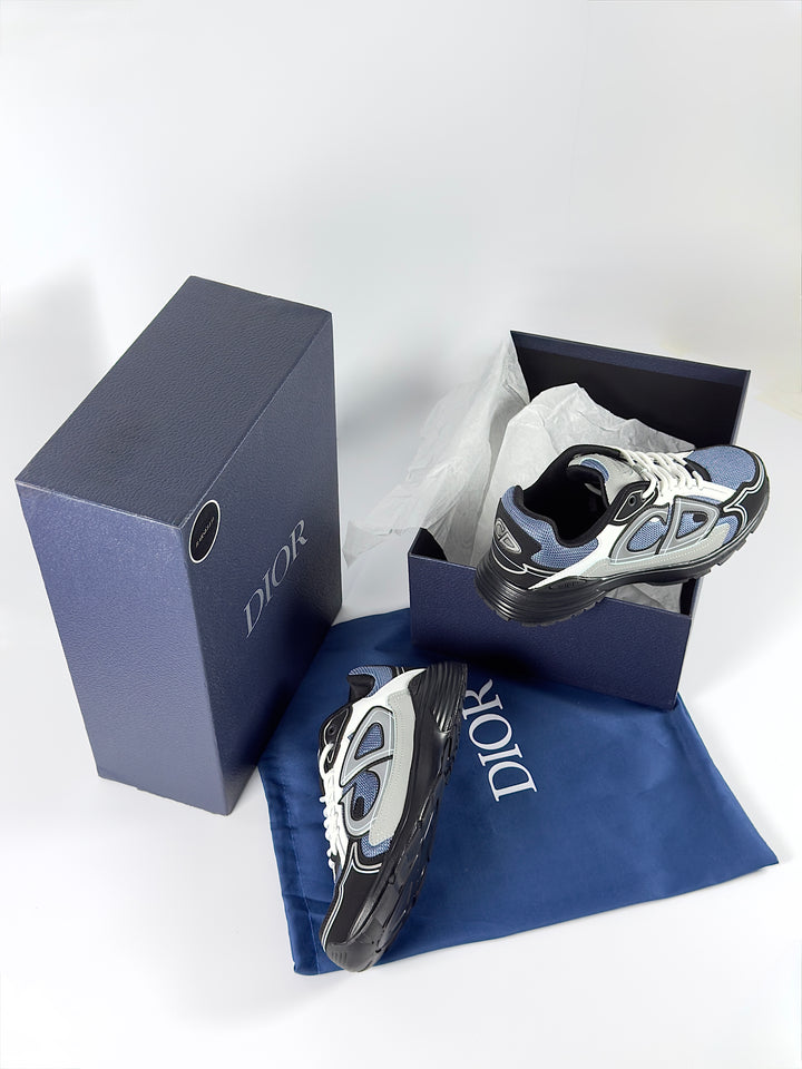 CD B30 Blue/White/Black Sneakers (Reflective)