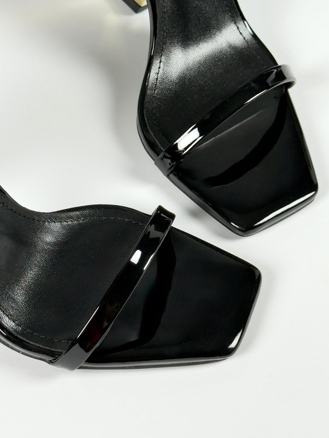 YSL Black/Golden Heels