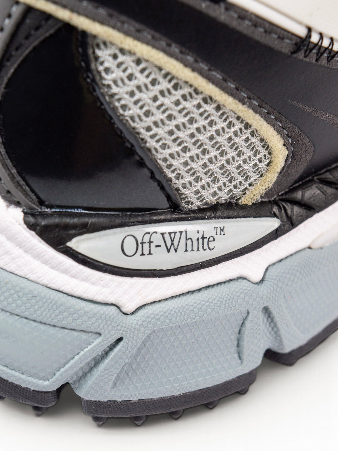 OW Be right Back Sneakers White / Black / Light Blue