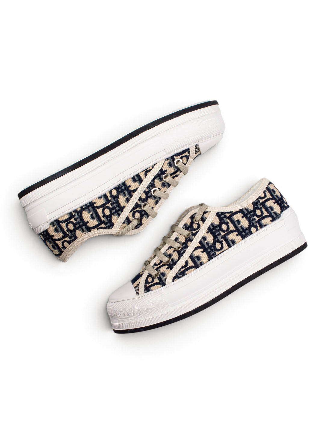 CD Dark Pattern Low-Top Sneakers