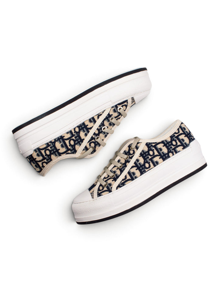CD Dark Pattern Low-Top Sneakers
