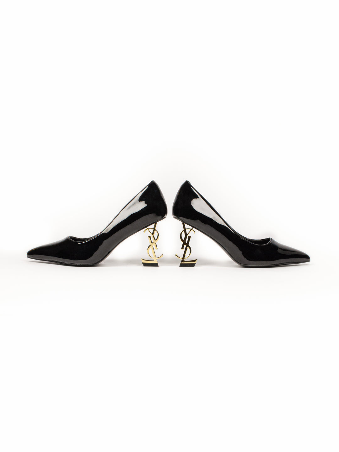 YSL Closed Heels Black / Gold