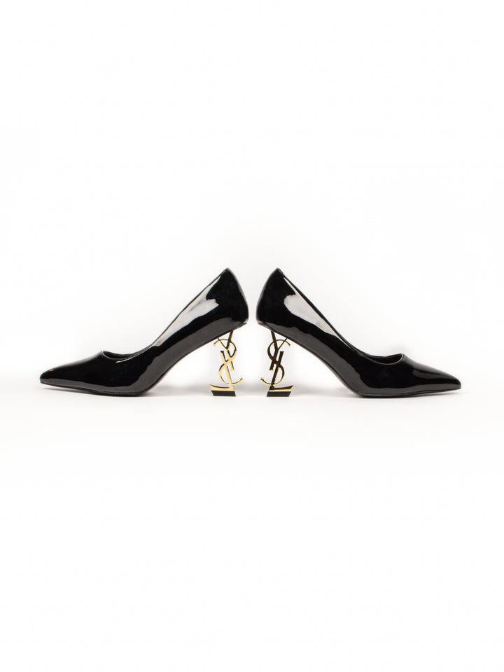 YSL Closed Heels Black / Gold