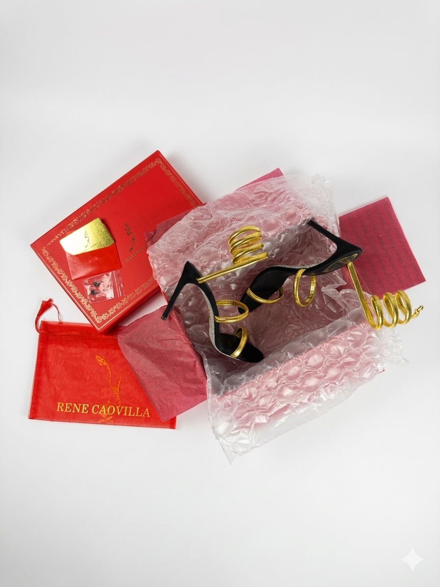 RC Heels Black / Golden