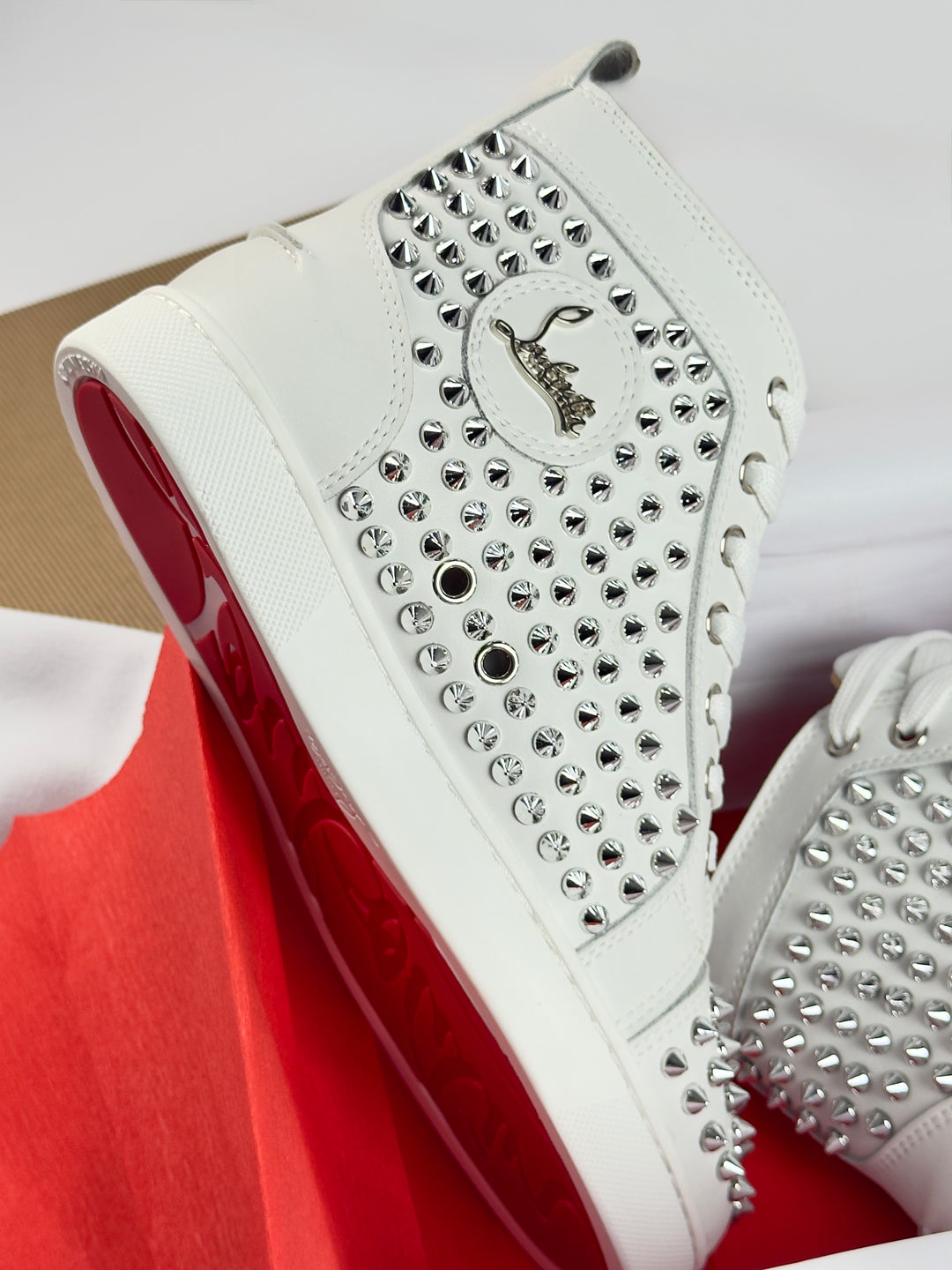Loubs High-Top White