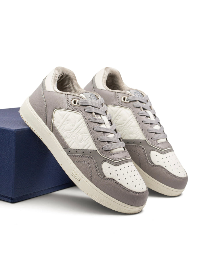 CD B27 Low-Top Cream Grained Calfskin Sneakers