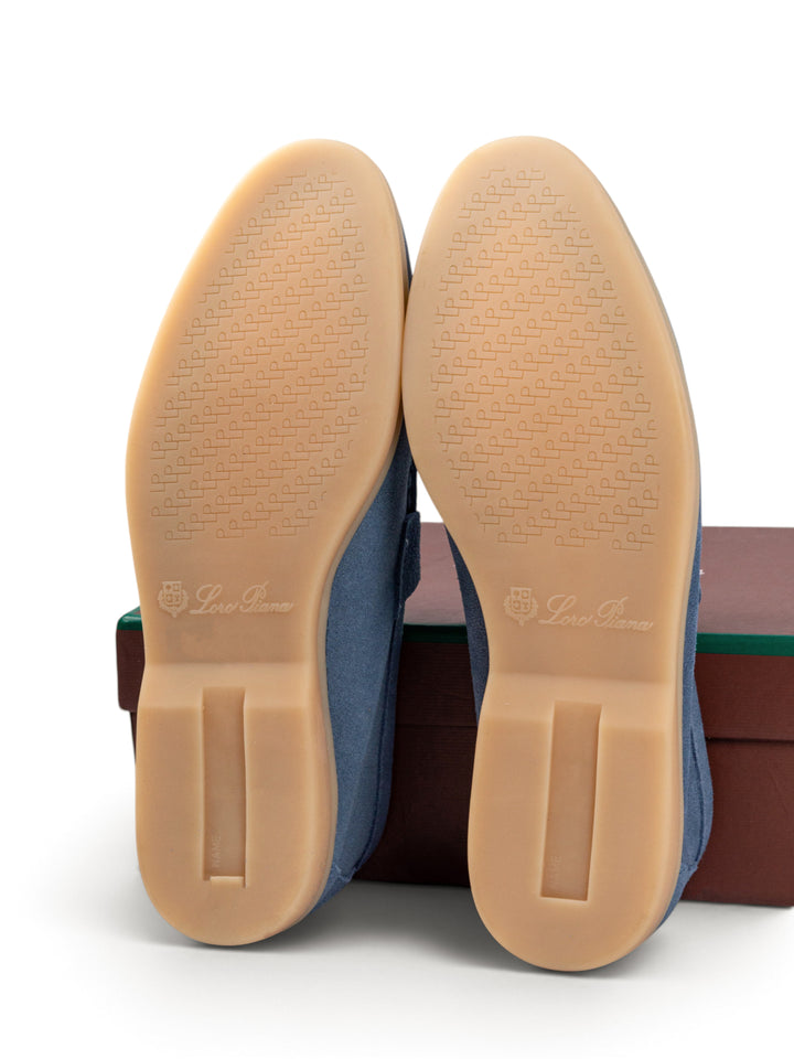 LP Loafers Denim Blue Velour