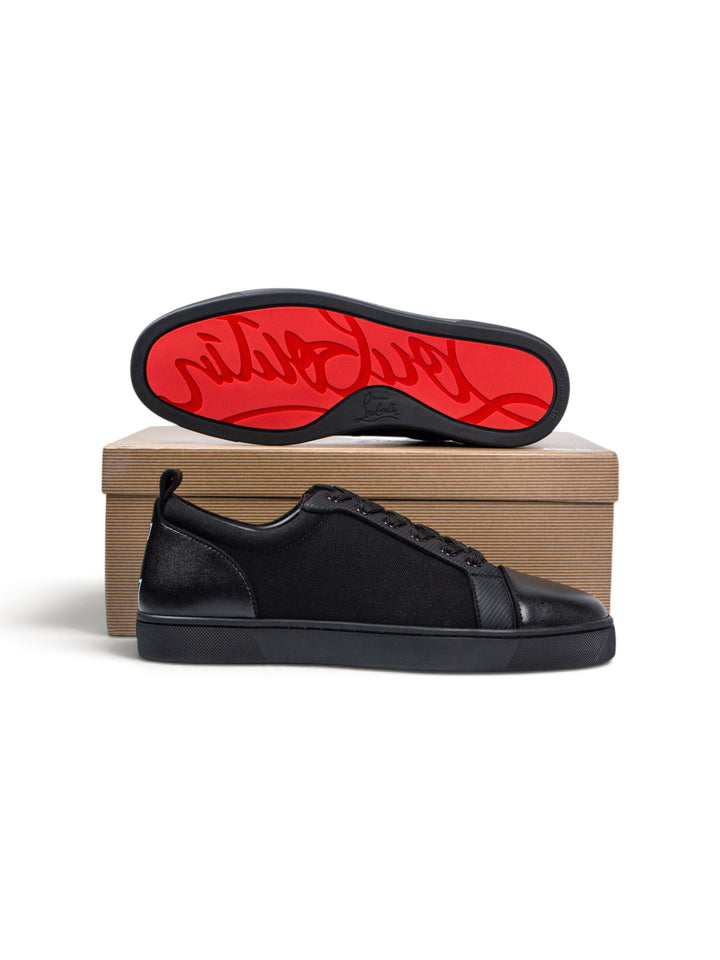 Loubs Junior Low-Top Black Sneakers