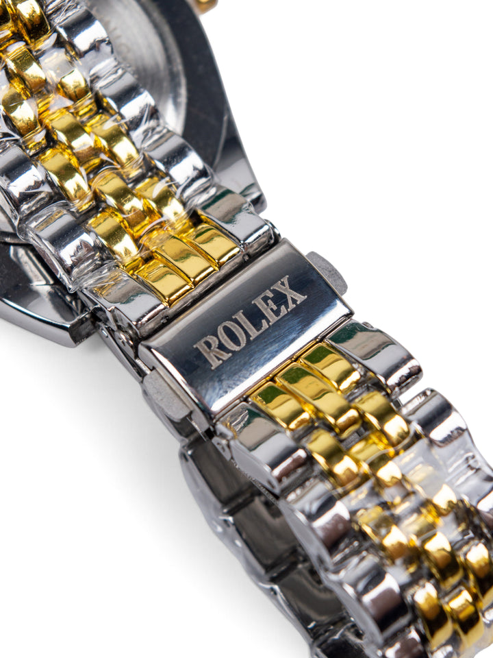 Men's watch RLX Datejust 36 – Green Roman Dial / Two-Tone