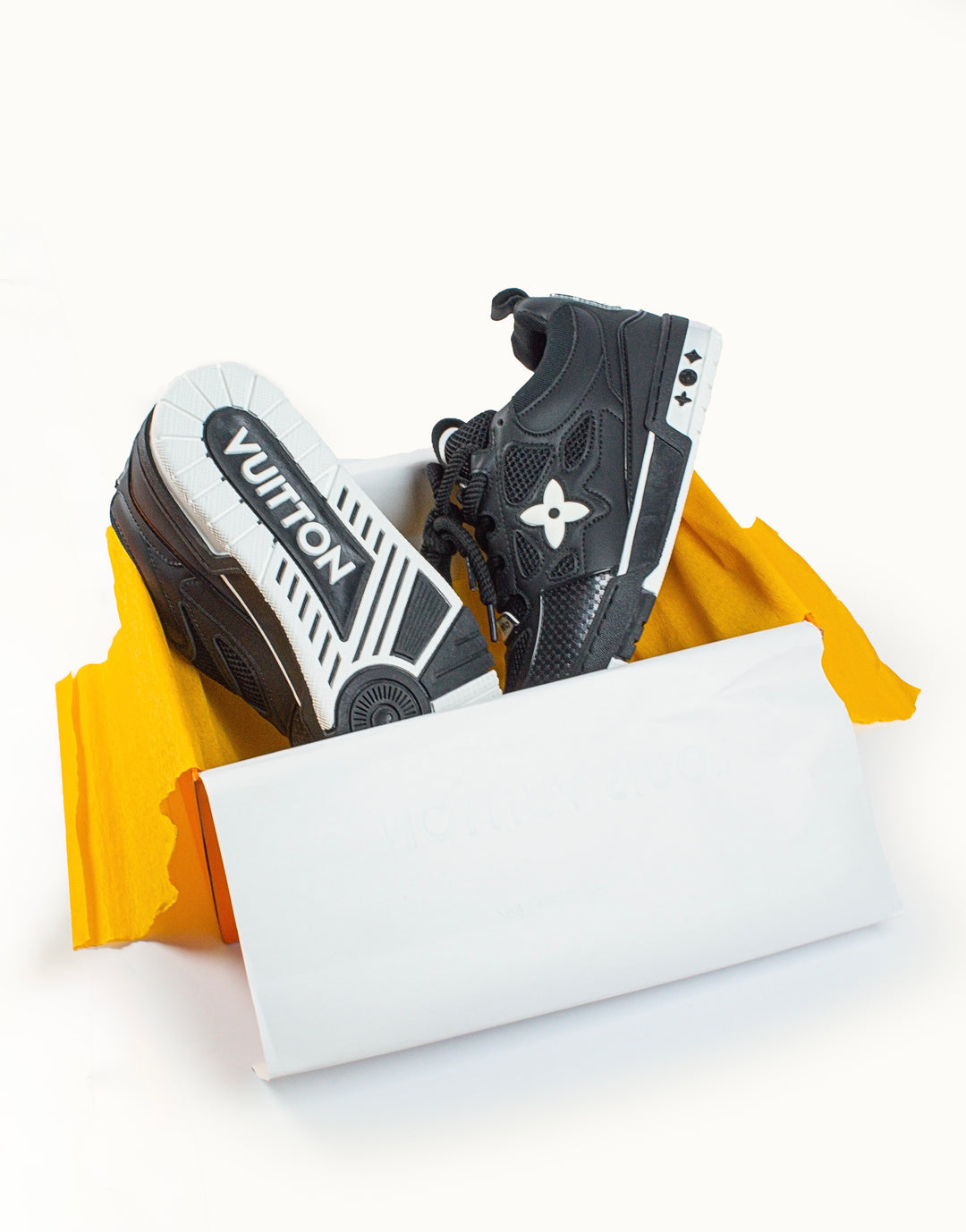 LV Skate Sneaker Black / White