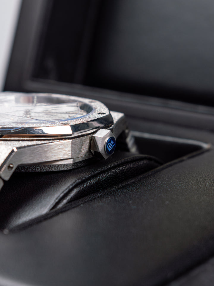 A5 AP Men's Royal Oak 41mm – Silver Dial / Fully Iced-Out