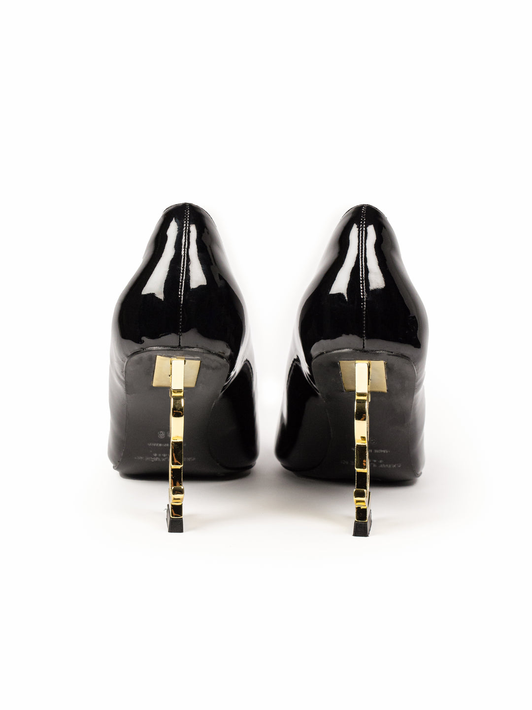 YSL Closed Heels Black / Gold