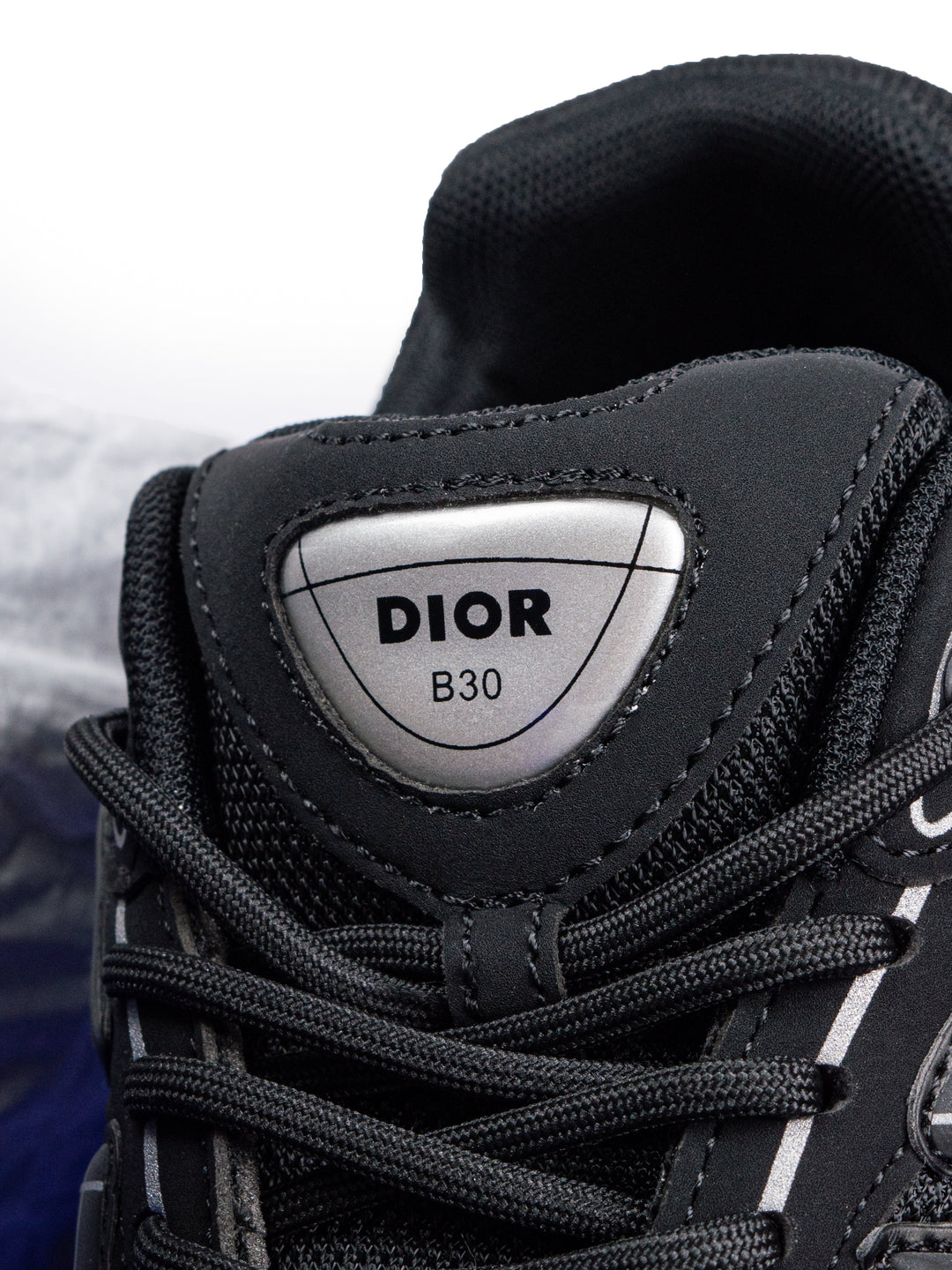 CD B30 Triple Black Sneakers (Reflective)