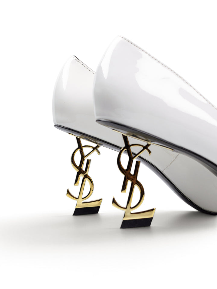 YSL High-Heels White Closed