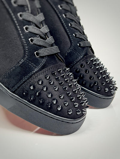 Christian Louboutin Louis Junior Spikes Black