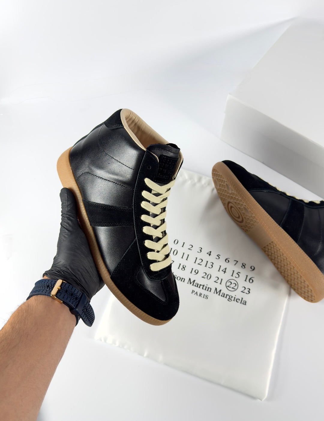 Maison Margiela Men's Replica Mid-Top
Sneakers