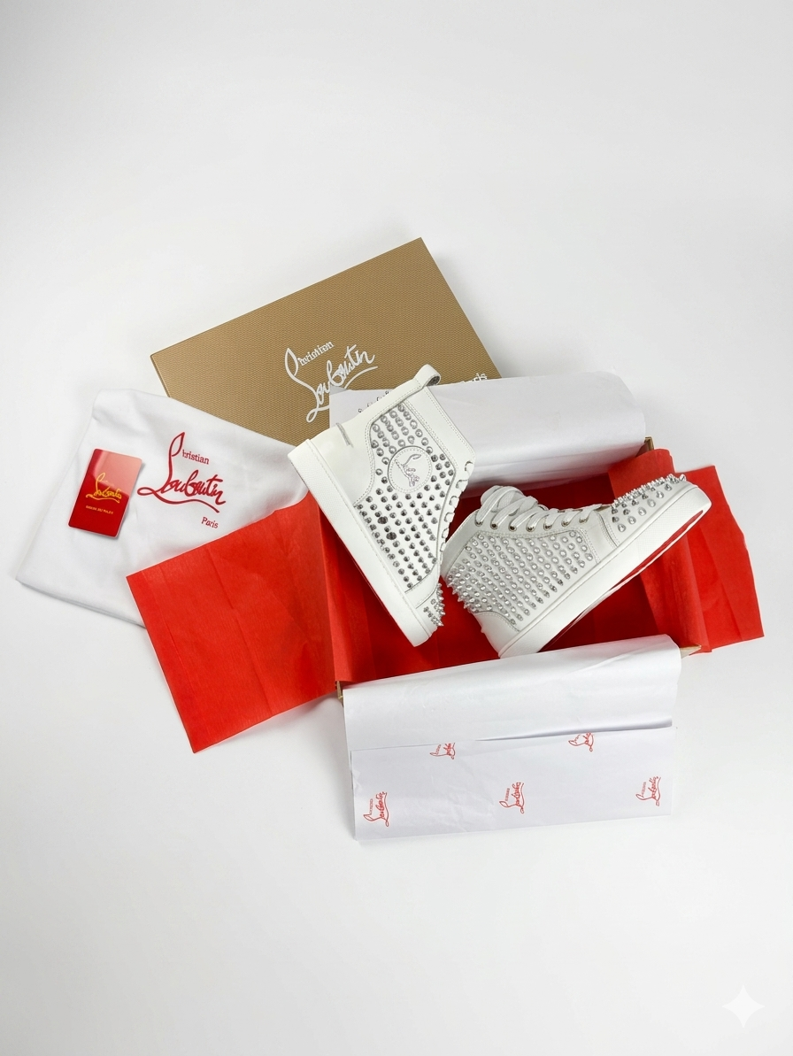 Loubs High-Top White