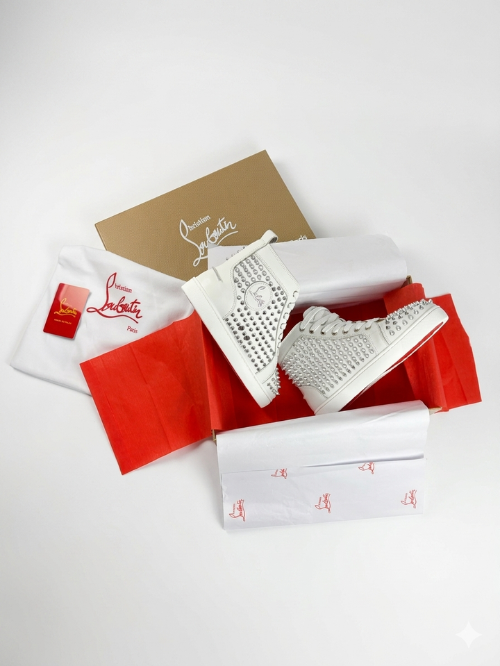 Loubs High-Top White
