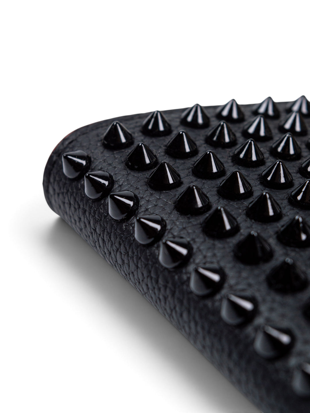 Loub Spikes Wallet ( Grained Calfskin )