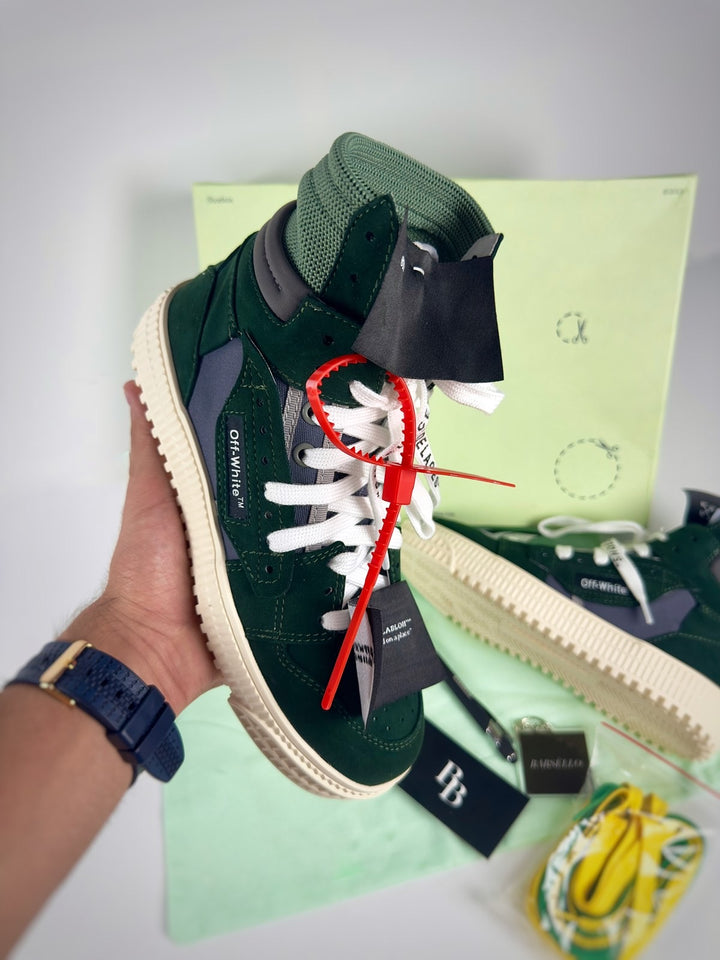Off-White Off-Court High Dark Green