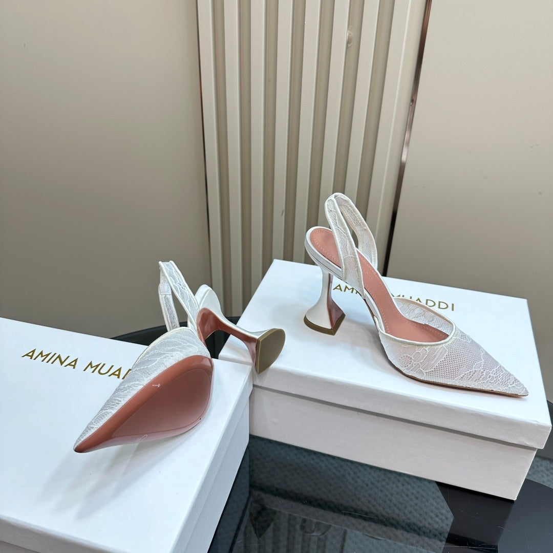Amina Muad Heels White