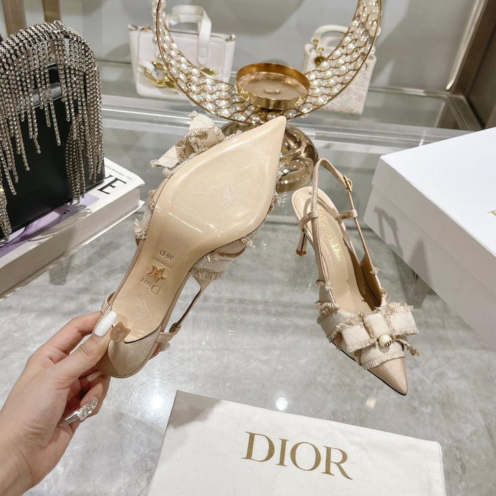 Dior Heels Creamy