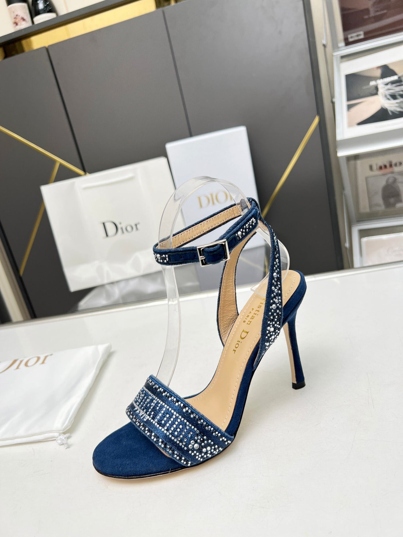Dior Heels Blue