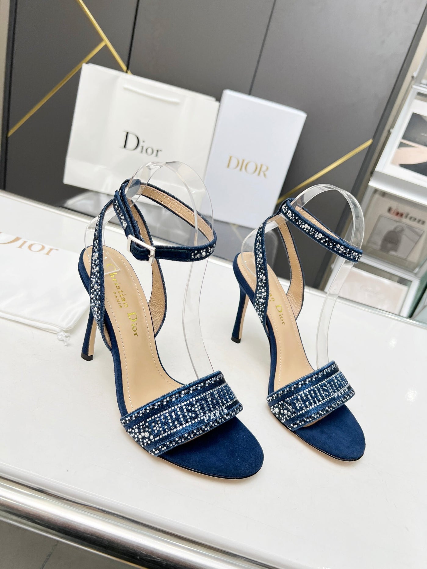 Dior Heels Blue