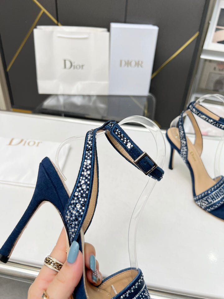 Dior Heels Blue