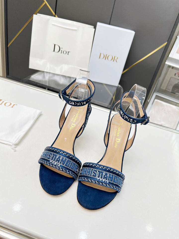 Dior Heels Blue