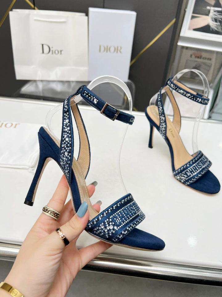 Dior Heels Blue