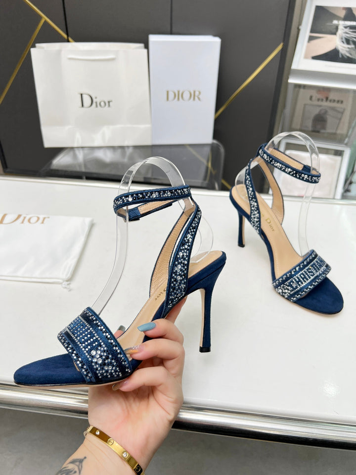 Dior Heels Blue
