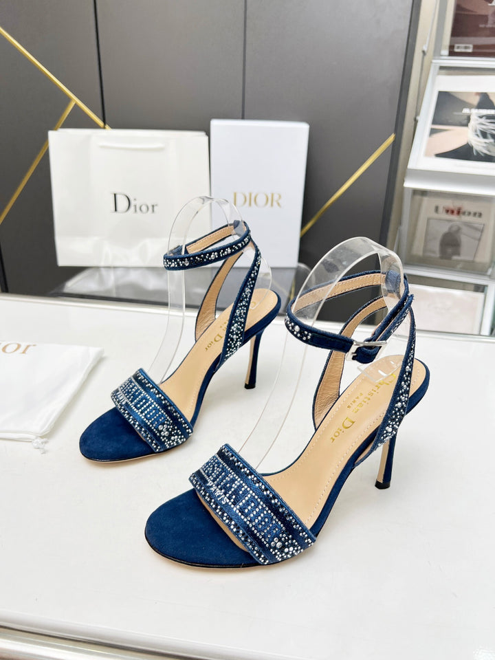 Dior Heels Blue