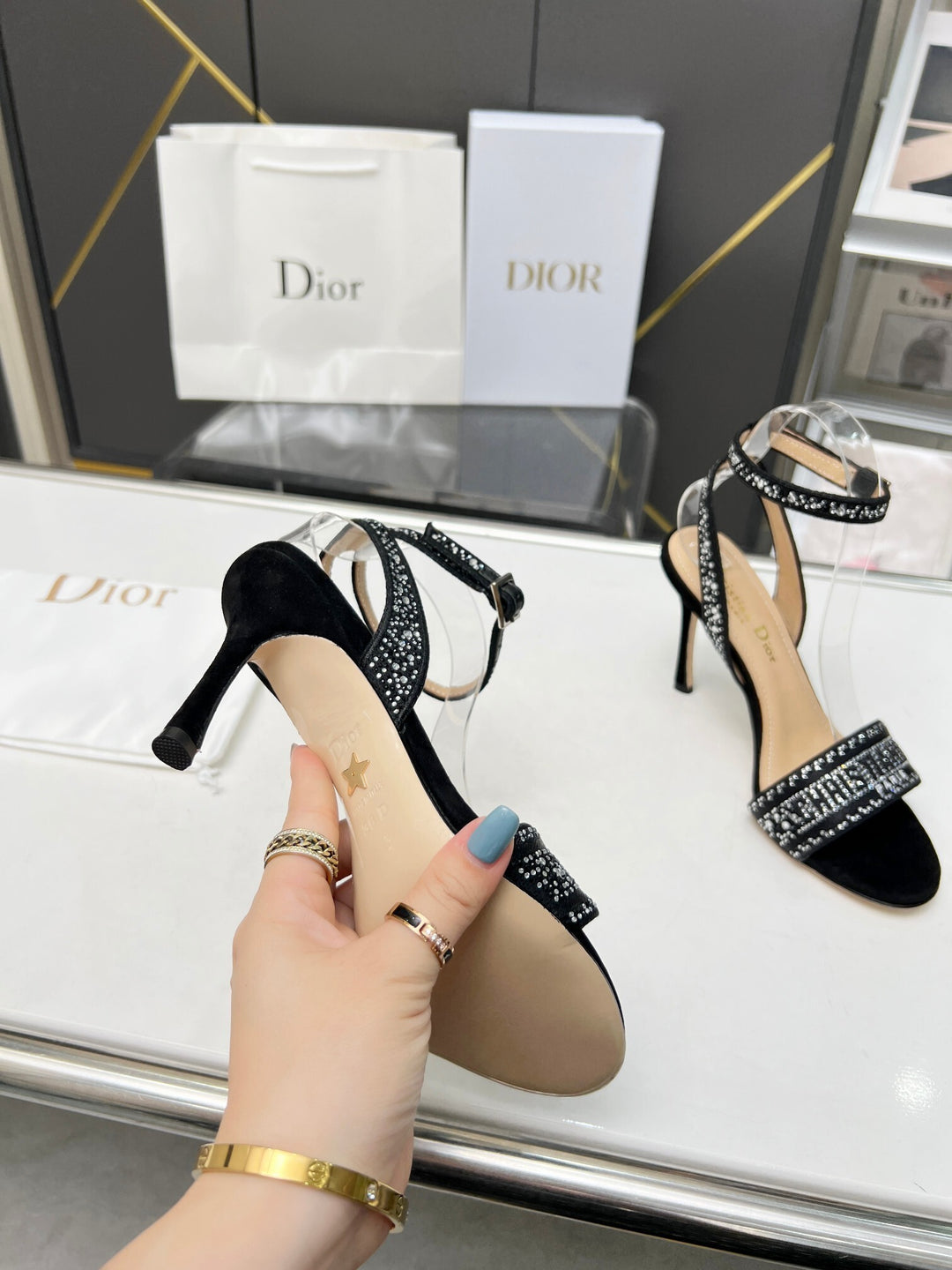 Dior Heels Black