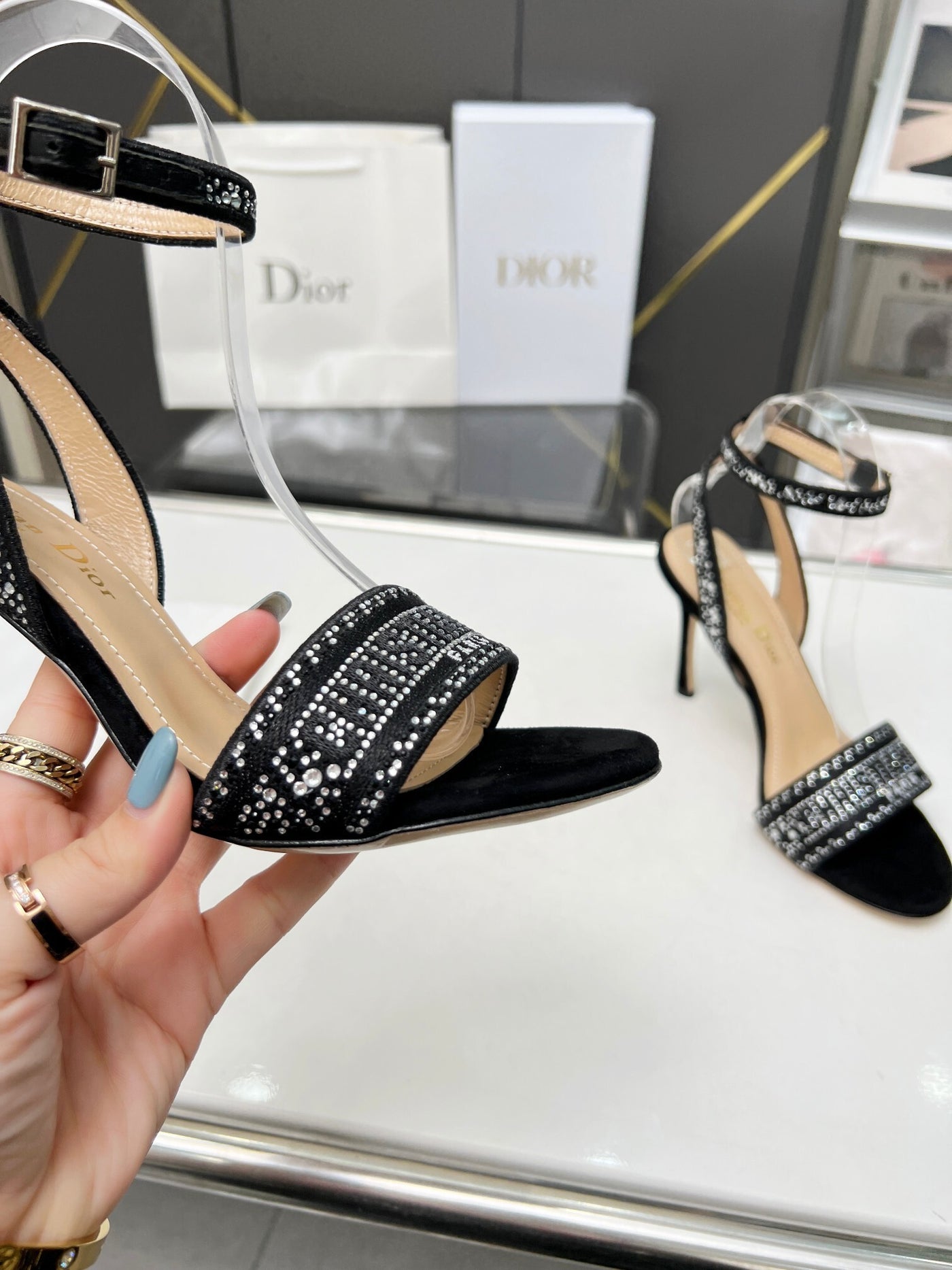 Dior Heels Black