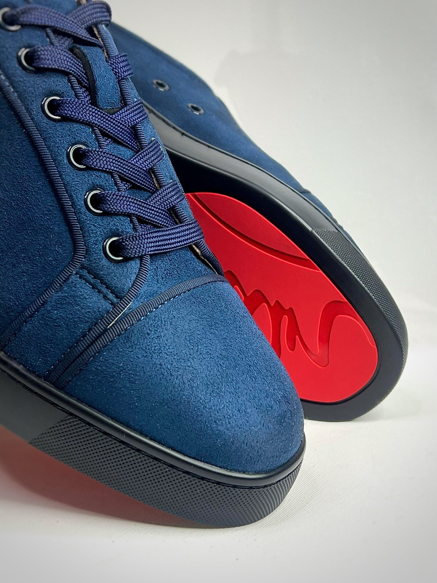Christian Louboutin Louis Junior Navy Blue