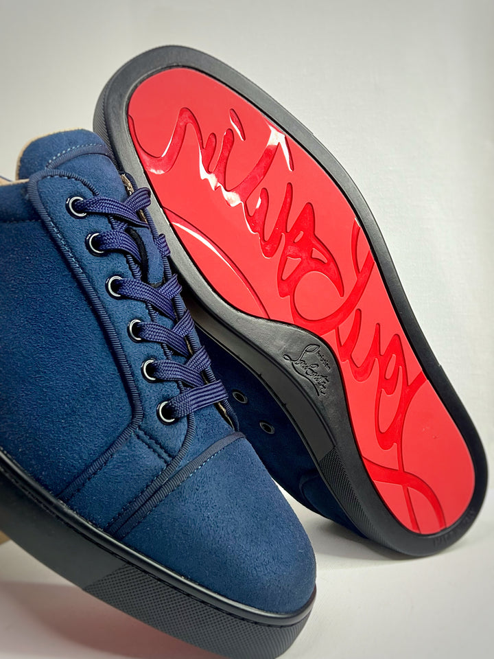 Christian Louboutin Louis Junior Navy Blue