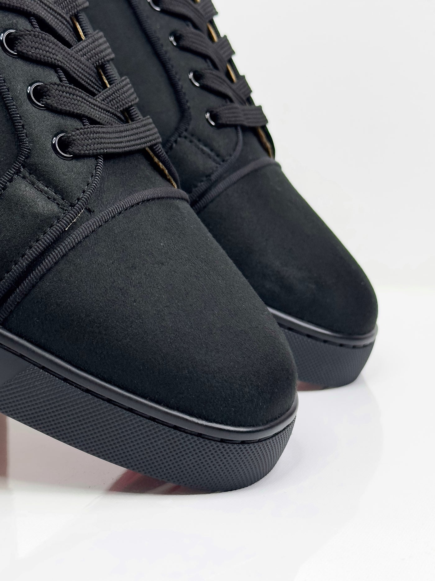 Louboutin Louis Junior Veau Velours Black