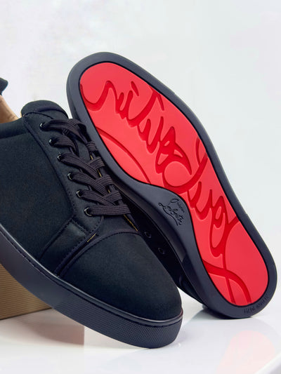 Louboutin Louis Junior Veau Velours Black