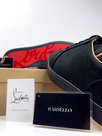 Louboutin Louis Junior Veau Velours Black