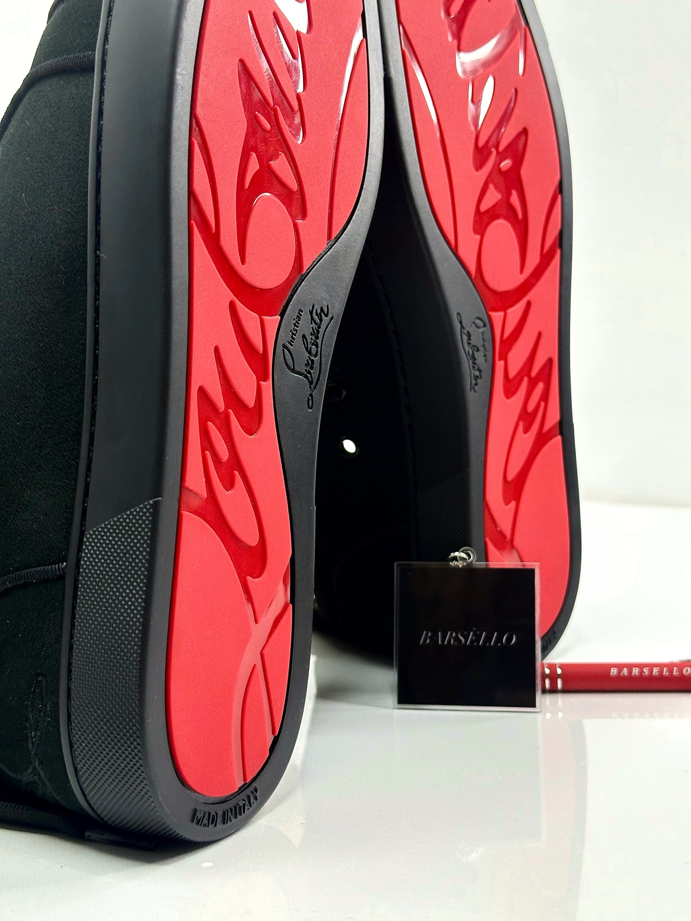 Louboutin Louis Junior Veau Velours Black