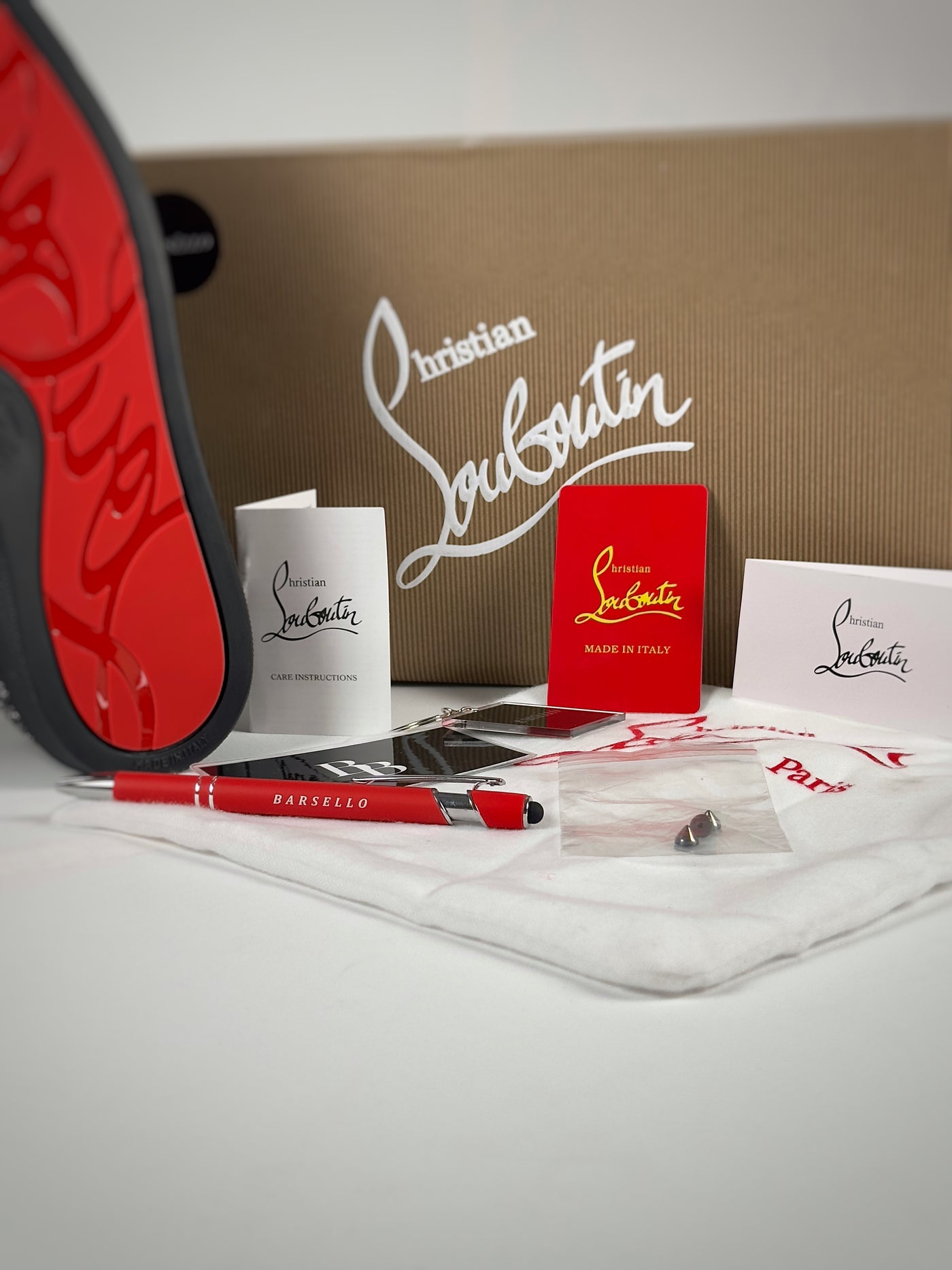 Christian Louboutin Louis Junior P Pik Pik Strass