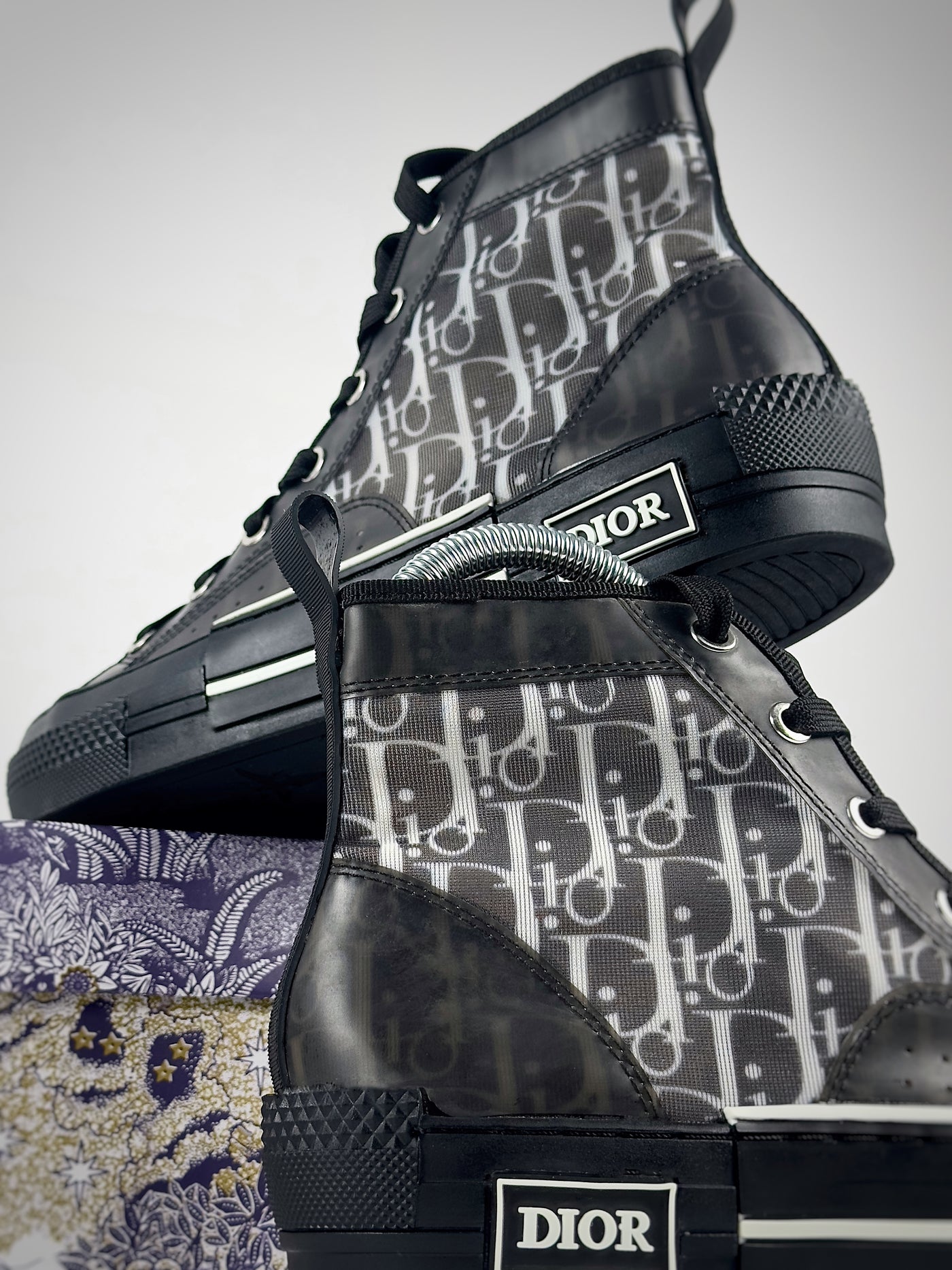 Christian Dior B23 High Top 'Blue Oblique'