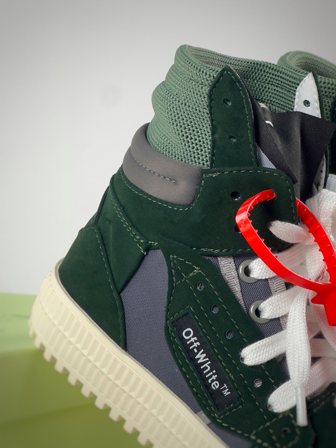 Off-White Off-Court High Dark Green