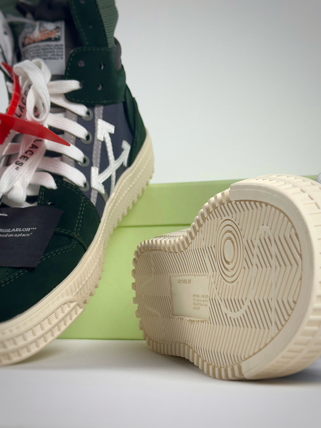 Off-White Off-Court High Dark Green