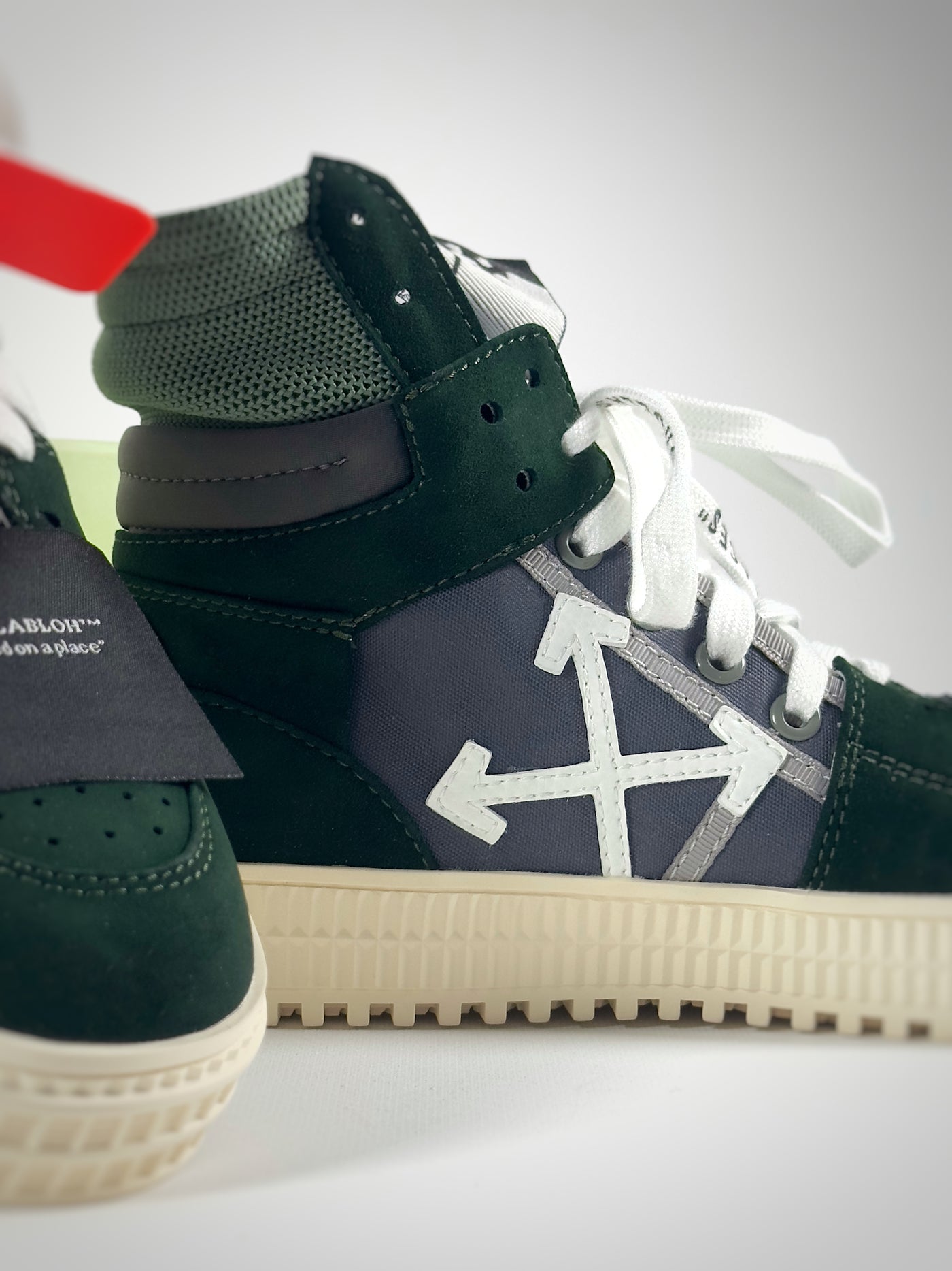 Off-White Off-Court High Dark Green