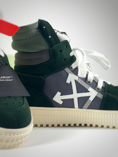 Off-White Off-Court High Dark Green