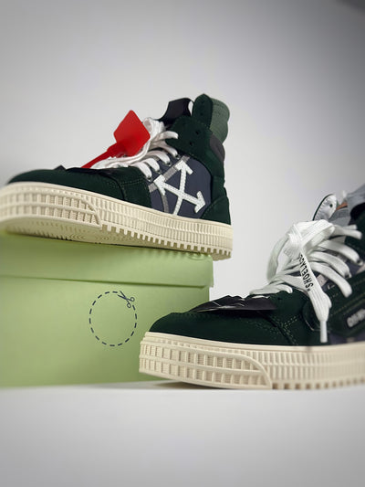 Off-White Off-Court High Dark Green